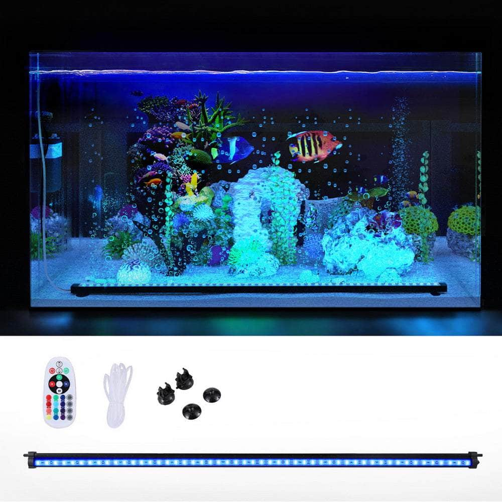 Aquarium Light Submersible 52CM/67CM/88CM Air Bubble LED Light