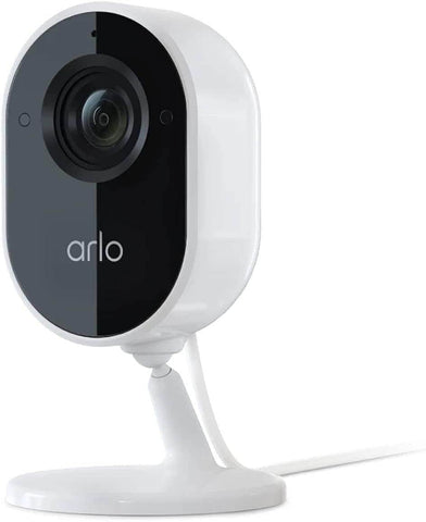 Arlo Essential Indoor Camera 1080P 2-Way Audio Night Vision - White VMC2040