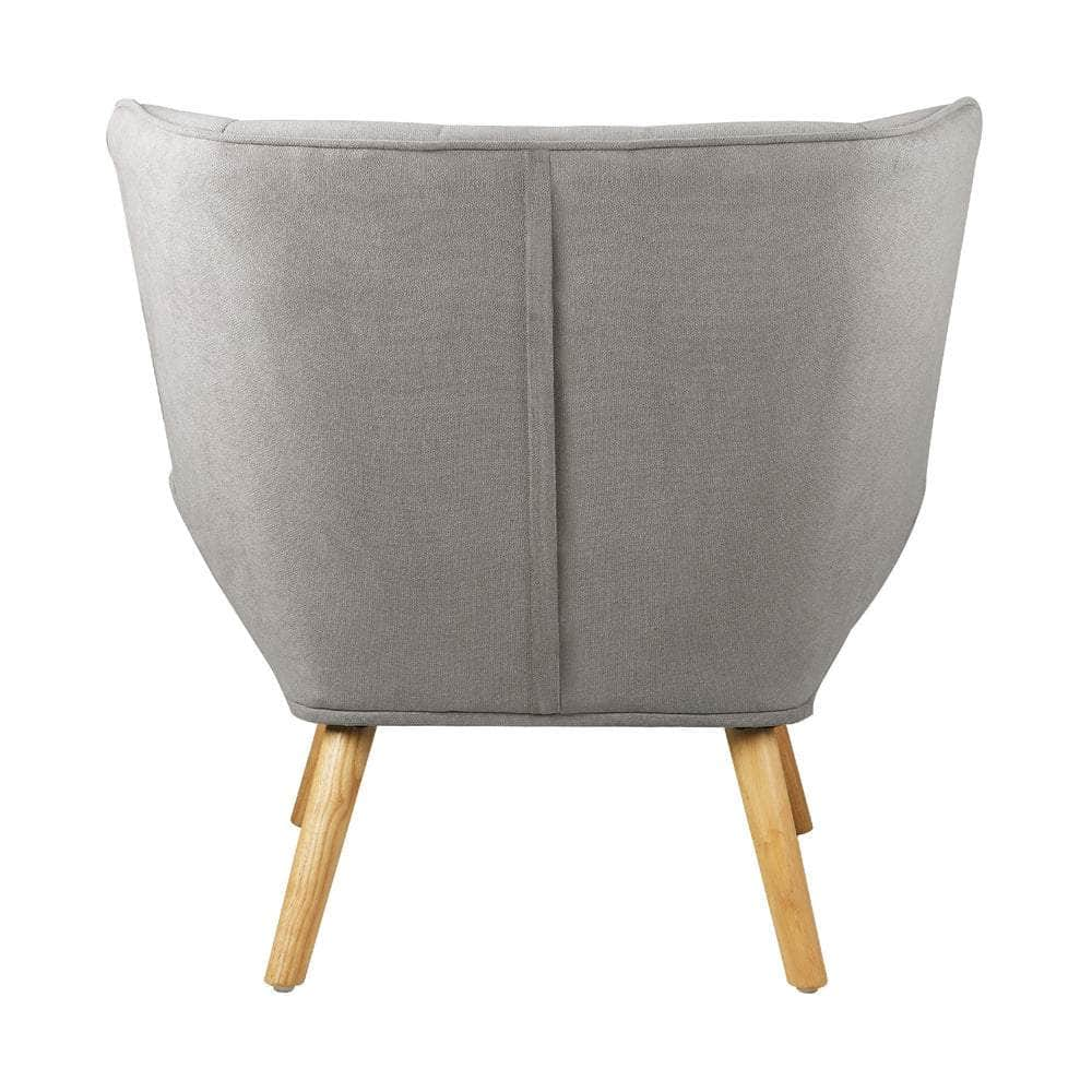 Armchair Accent Chairs Sofa Lounge Fabric Upholstered Tub Chair Beige/Blue/Grey