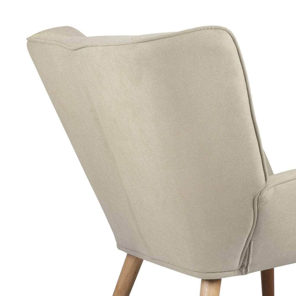 Armchair Accent Chairs Sofa Lounge Fabric Upholstered Tub Chair Beige/Blue/Grey