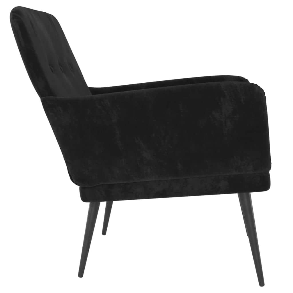 Armchair Black Velvet