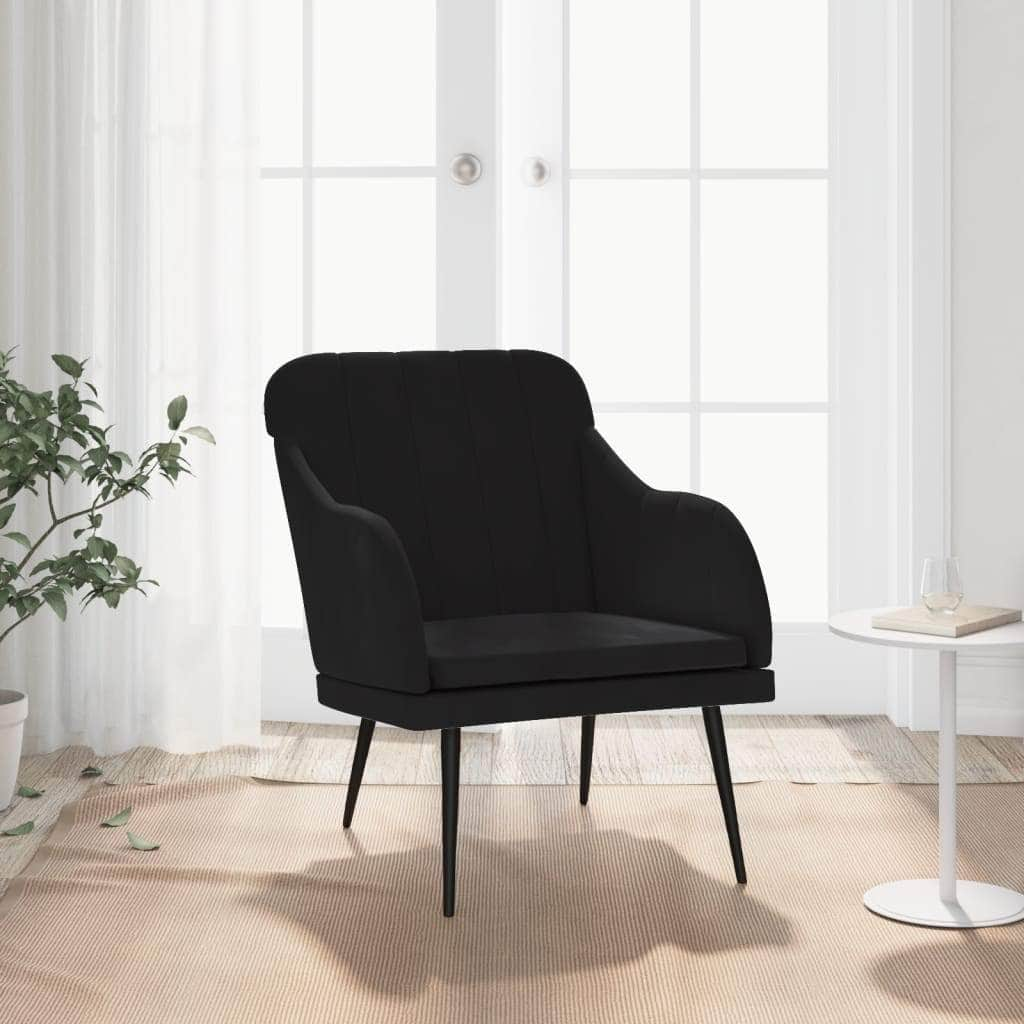 Armchair Black Velvet – Simple deals