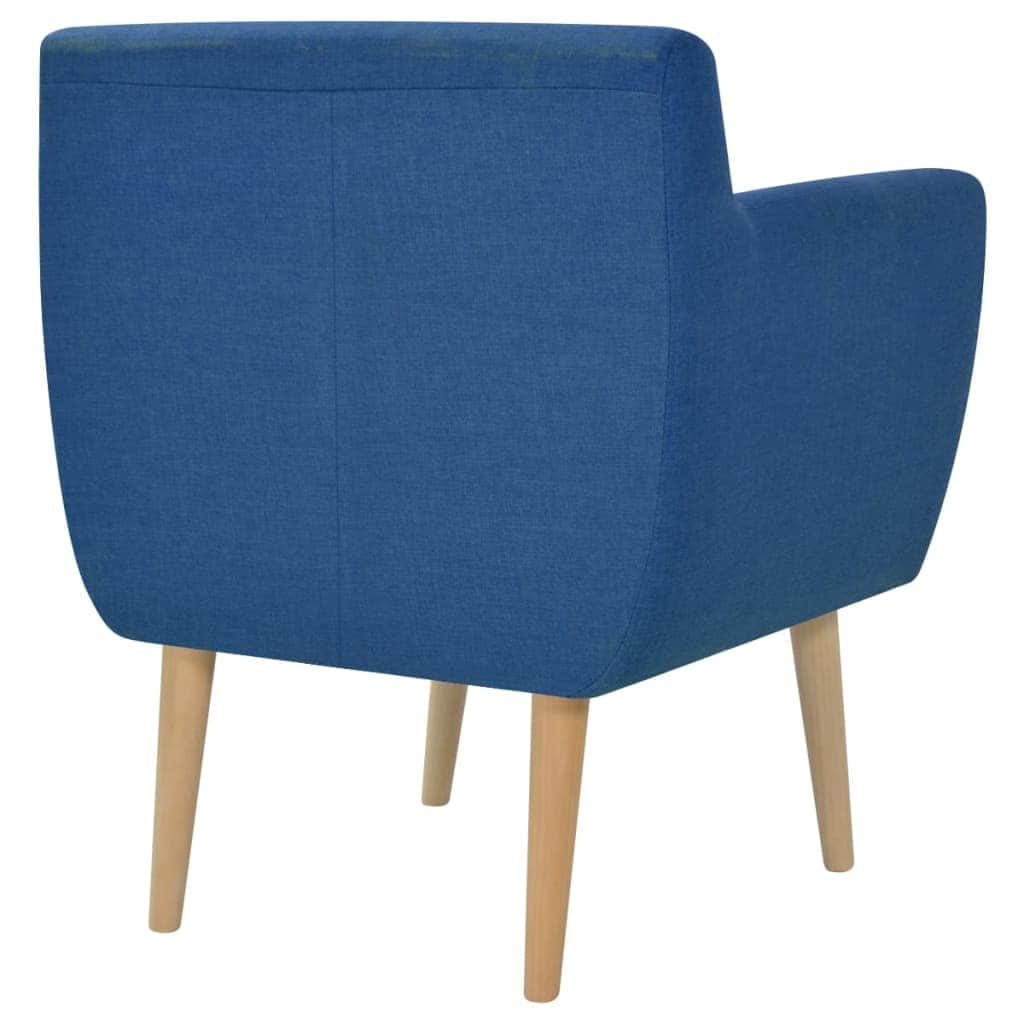 Armchair Blue Fabric