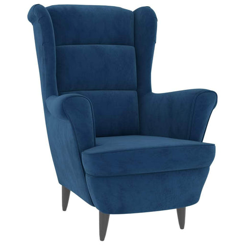 Armchair Blue Velvet