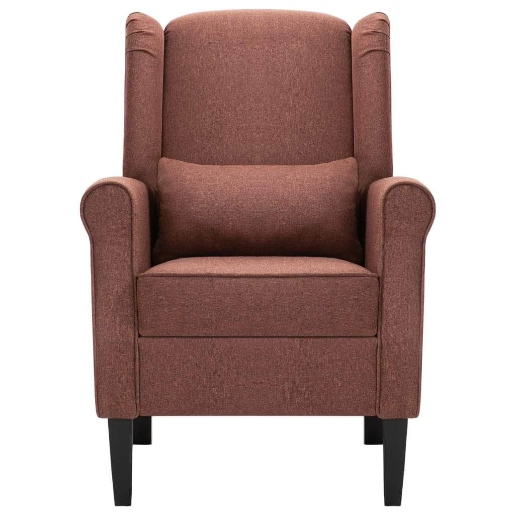 Armchair Brown Fabric