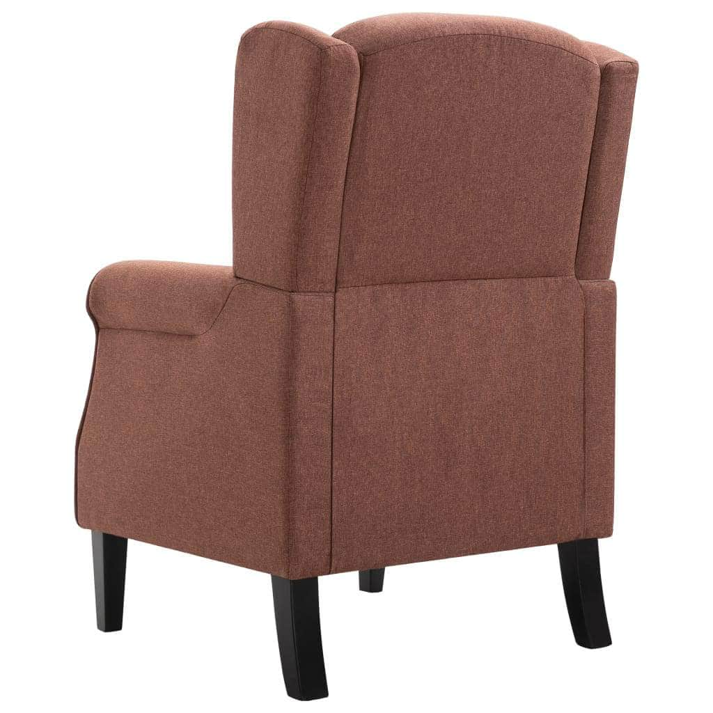 Armchair Brown Fabric