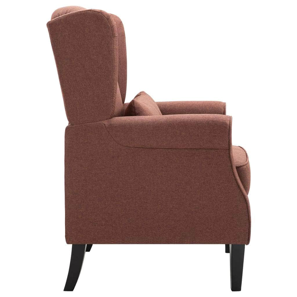 Armchair Brown Fabric