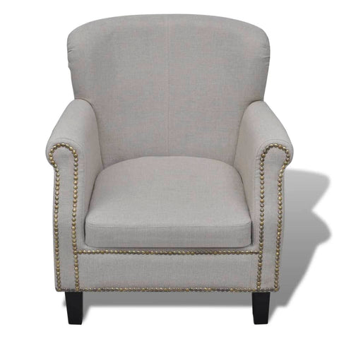 Armchair Grey Fabric