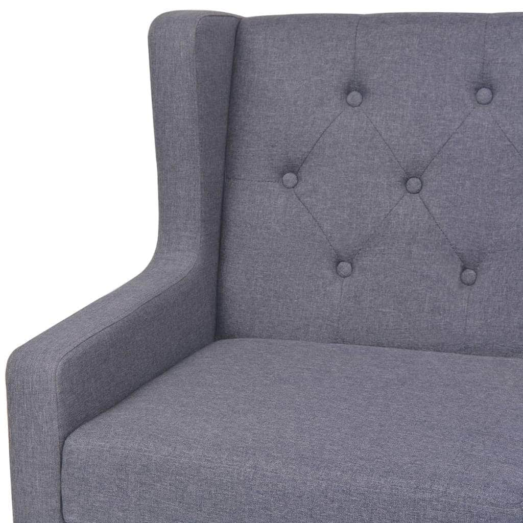 Armchair Grey Fabric