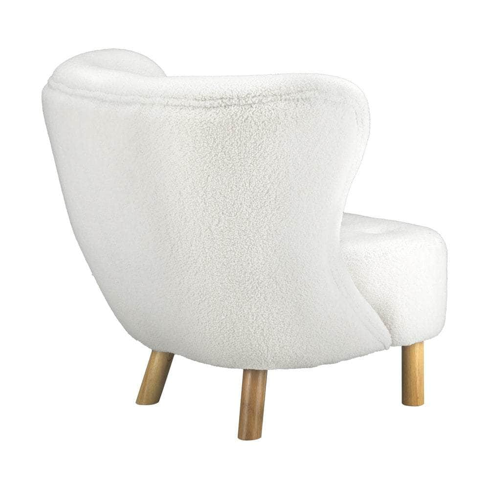 Armchair Lounge Accent Chair Armchairs Couches Sofa Bedroom Wood White