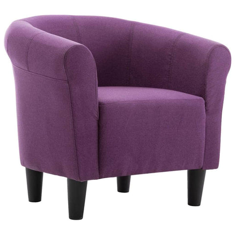 Armchair Purple Fabric