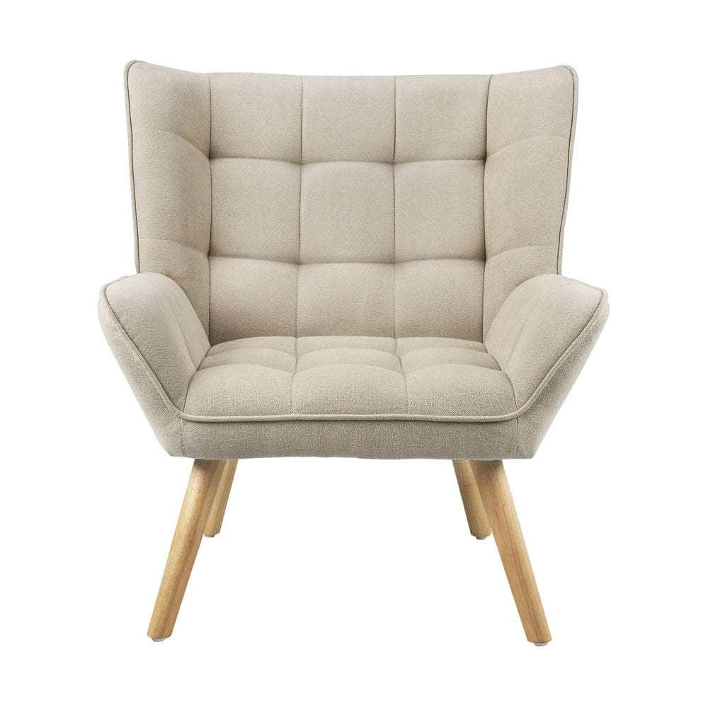 Armchair Sofa Lounge Fabric/Sherpa Upholstered Tub