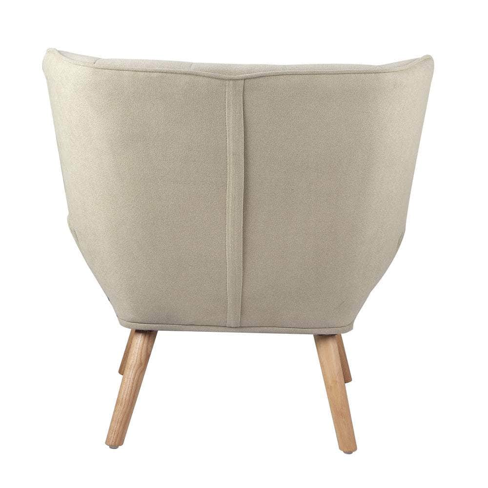 Armchair Sofa Lounge Fabric/Sherpa Upholstered Tub