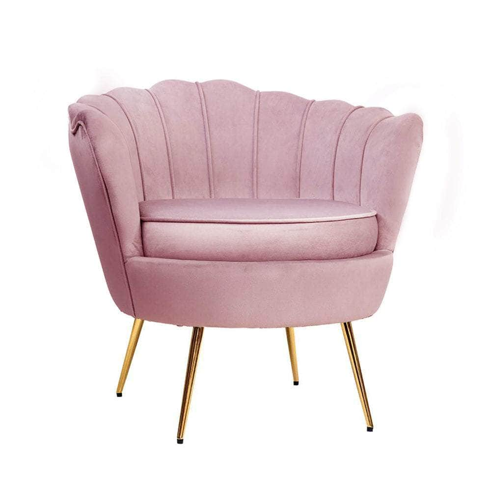 Armchair Velvet Pink Callista