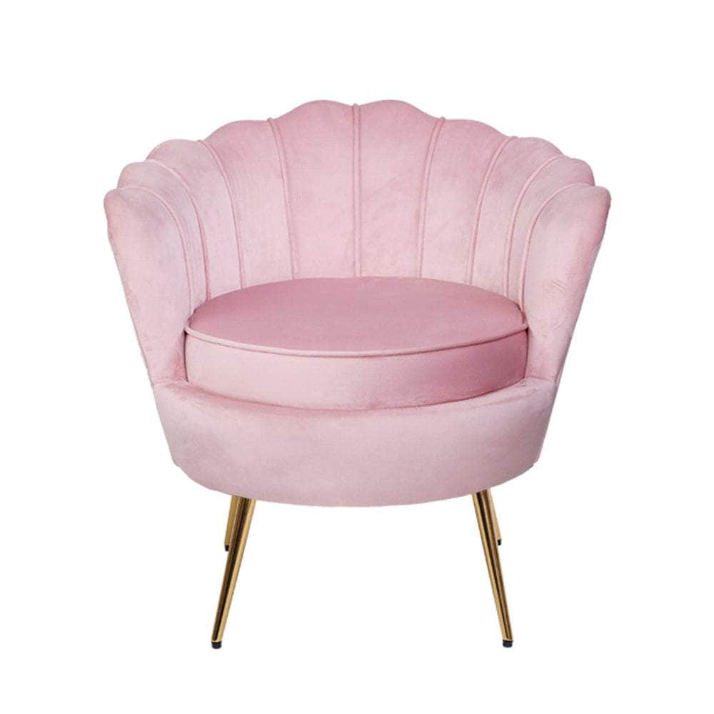 Armchair Velvet Pink Callista