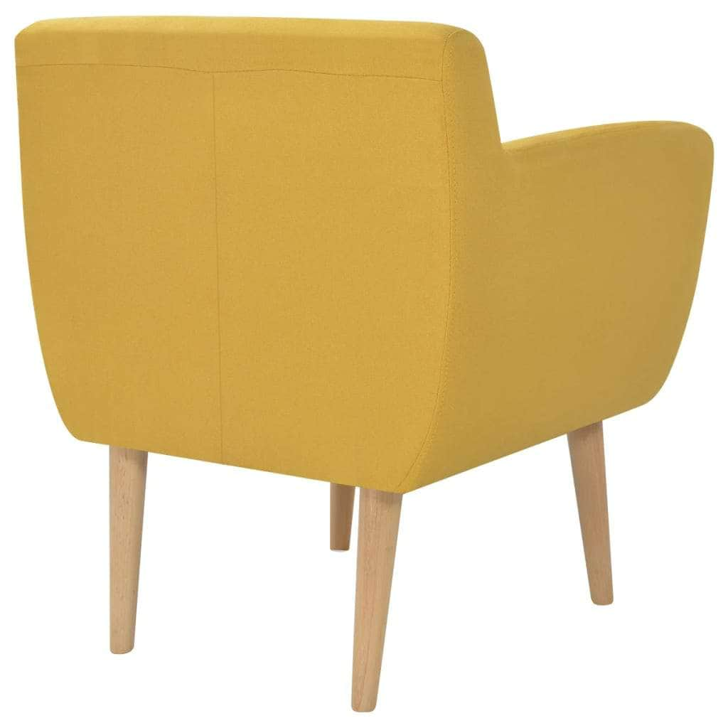 Armchair Yellow Fabric