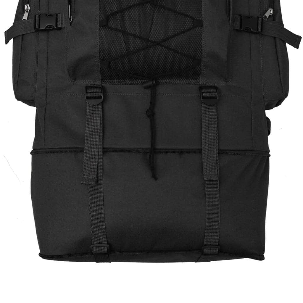 Army-Style Backpack Black