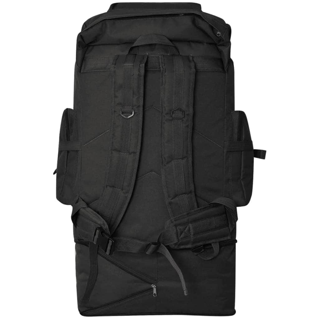 Army-Style Backpack Black