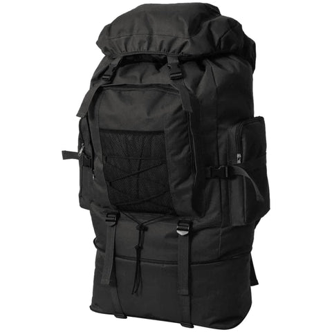 Army-Style Backpack Black