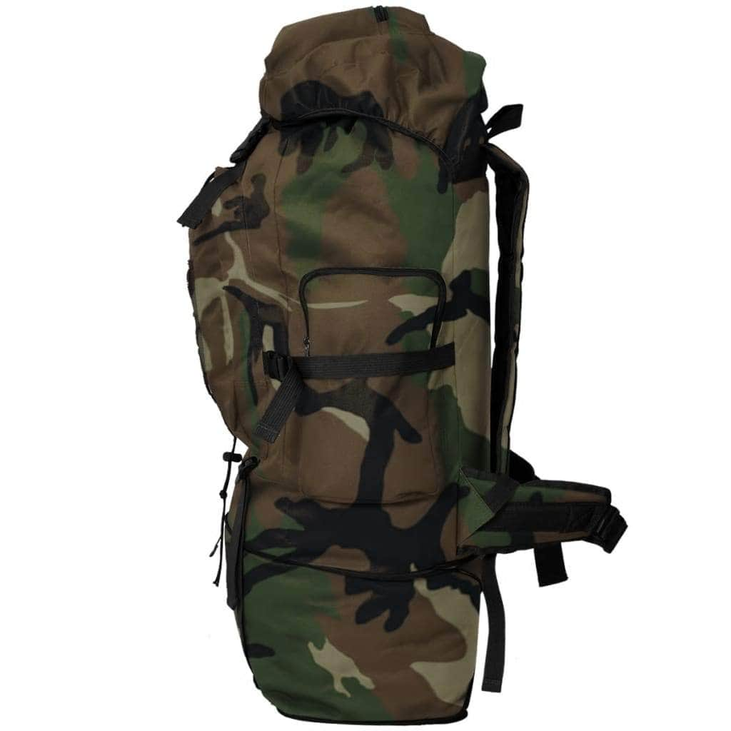 Army-Style Backpack Camouflage