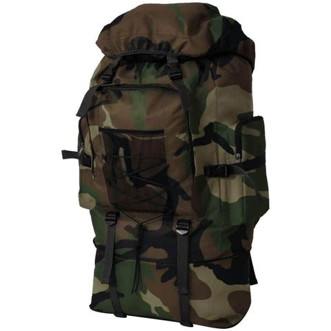 Army-Style Backpack Camouflage