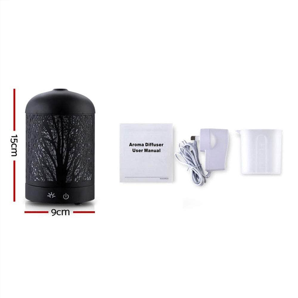 Aroma Diffuser Aromatherapy Black 160Ml