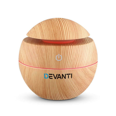 Aroma Diffuser Aromatherapy Light Wood 130Ml