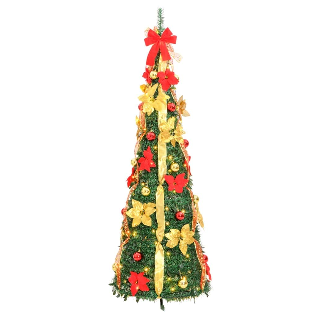 Artificial Christmas Tree Pop-up 100 LEDs Green