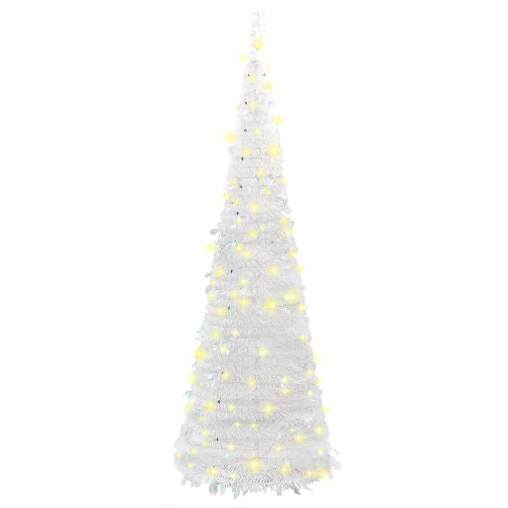 Artificial Christmas Tree Pop-up 100 LEDs White