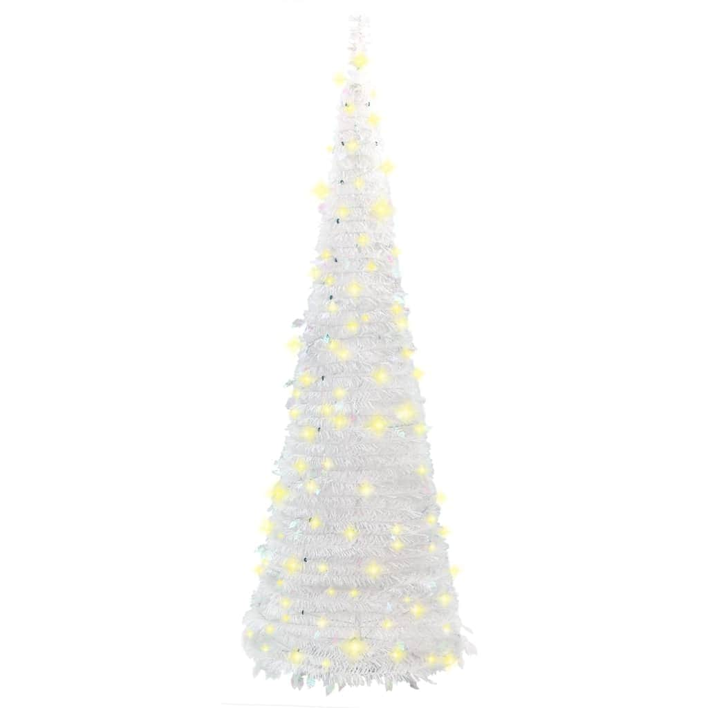 Artificial Christmas Tree Pop-up 50 LEDs White