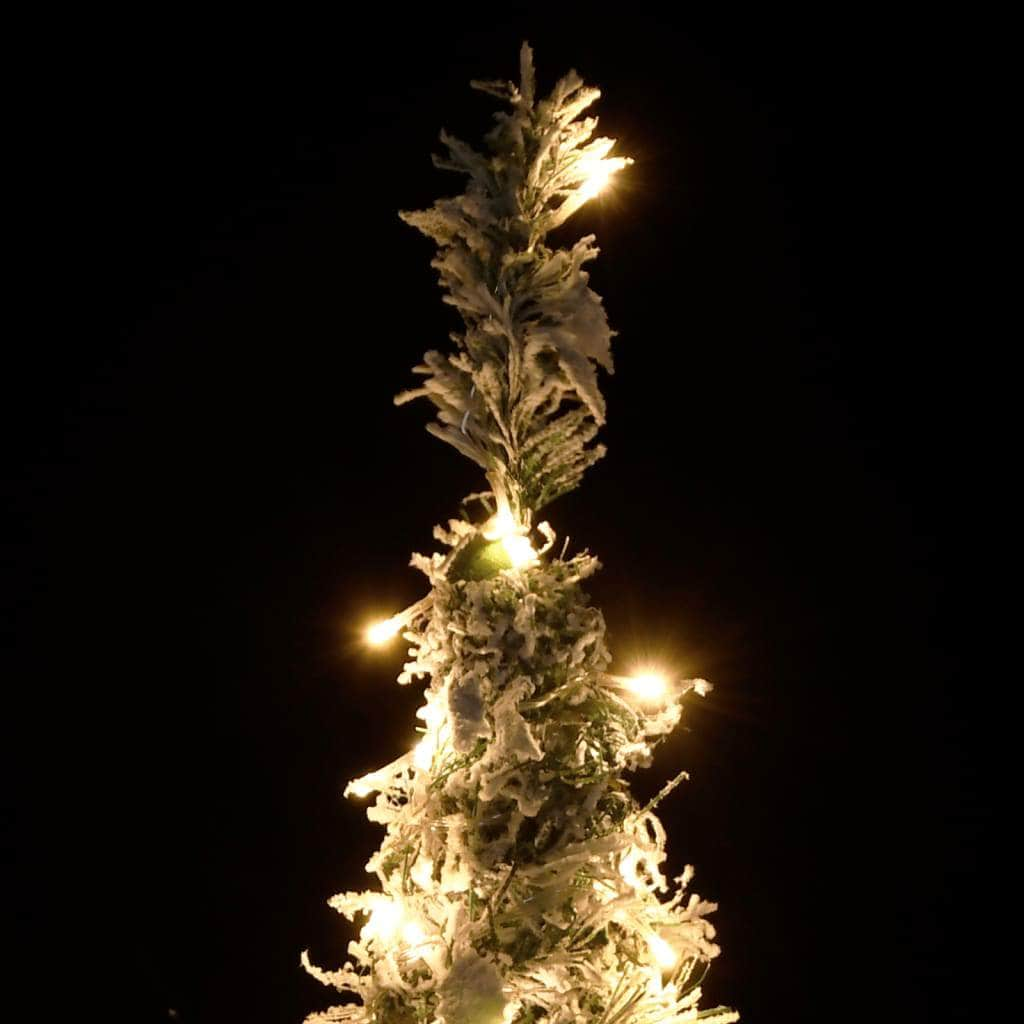 Artificial Christmas Tree Pop-up Flocked Snow 150 LEDs