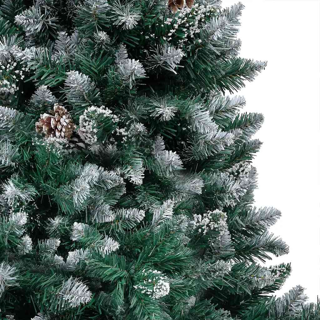 Artificial Christmas Tree with LED & Ball Set&Pine Cones 240 cm