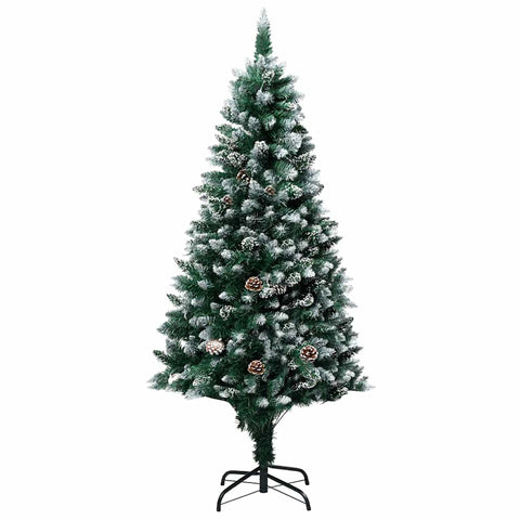 Artificial Christmas Tree with LED & Ball Set&Pine Cones 240 cm