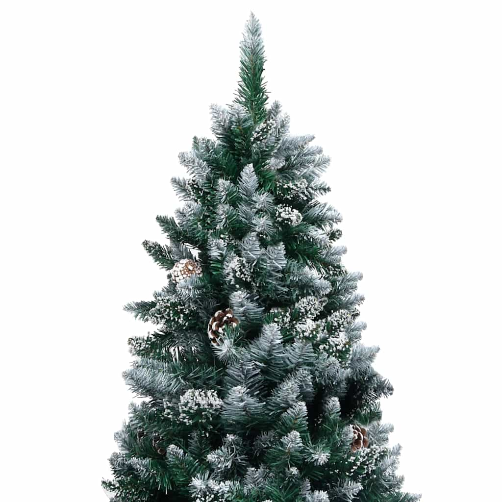 Artificial Christmas Tree with LED & Ball Set&Pine Cones 240 cm