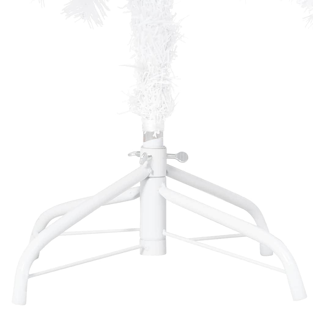 Artificial Christmas Tree with LED & Ball Set White 180 cm PVC