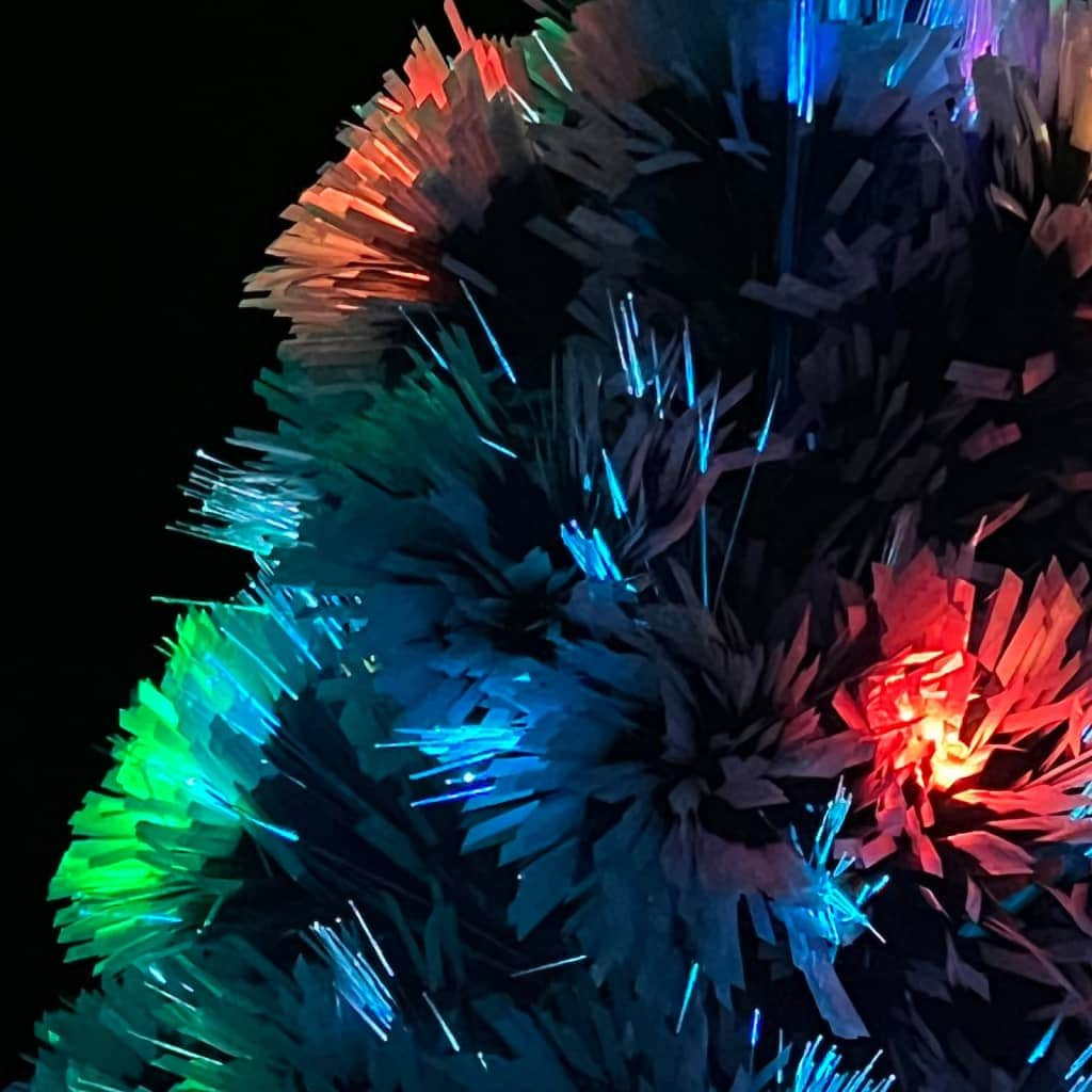 Artificial Christmas Tree with LED White&Blue  Fibre Optic