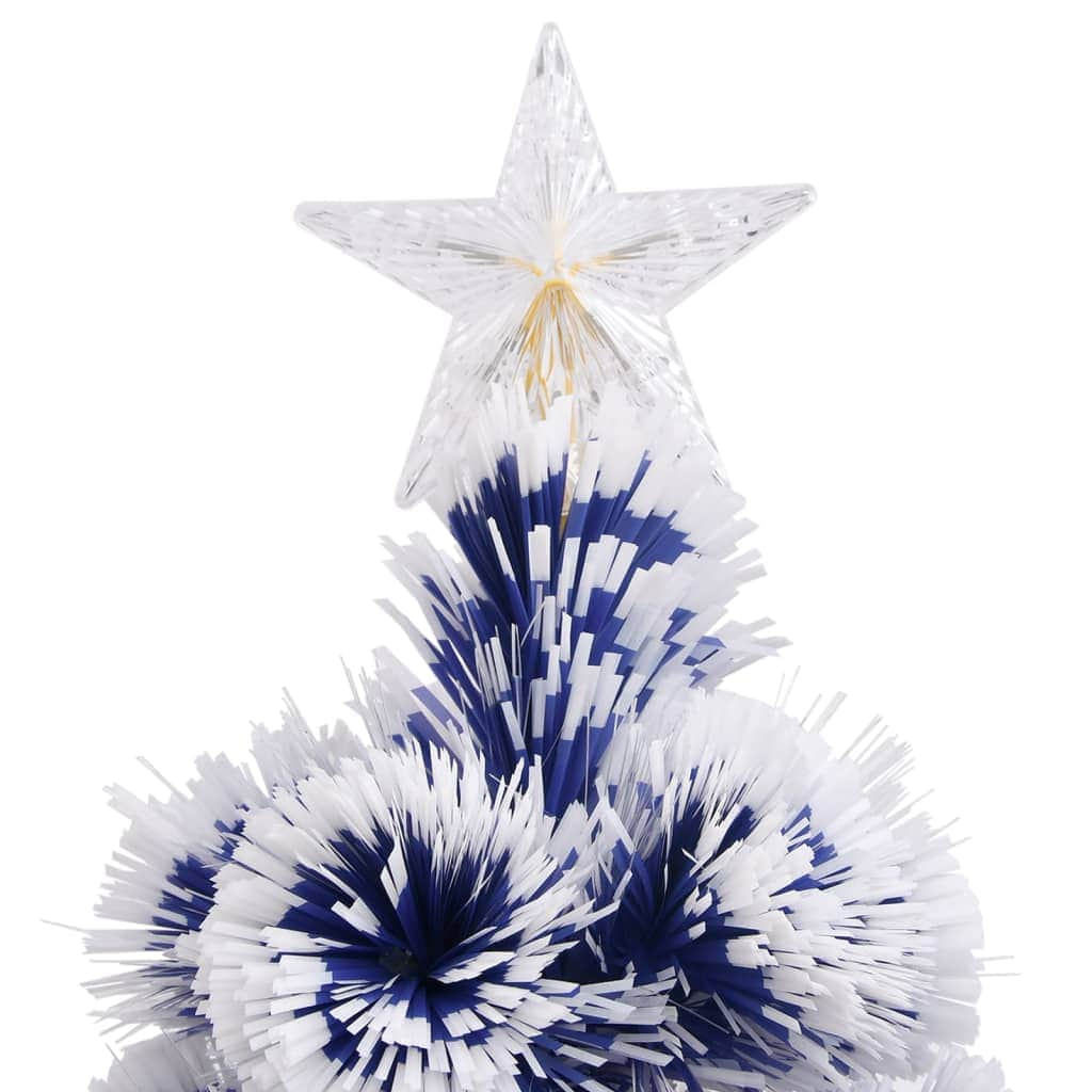 Artificial Christmas Tree with LED White&Blue  Fibre Optic