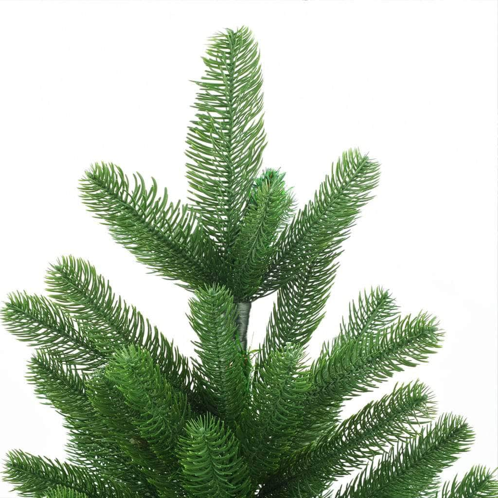 Artificial Christmas Tree with LEDs 210 cm Green