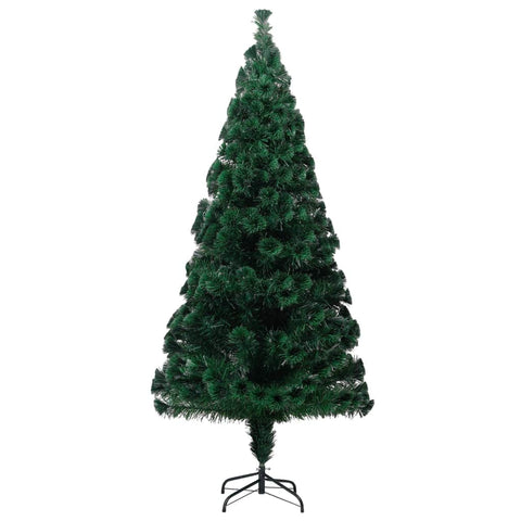 Artificial Christmas Tree with Stand Green Fibre Optic