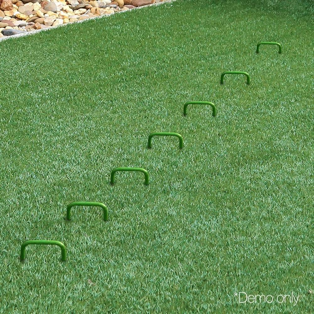 Artificial Grass 100pcs Synthetic Pins Fake Lawn Turf Weed Mat Pegs Joining Tape