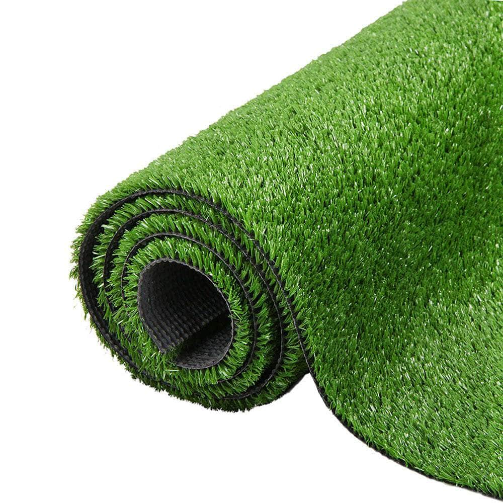 Artificial Grass 1mx10m 17mm Synthetic Fake Lawn Turf Plant Plastic Olive