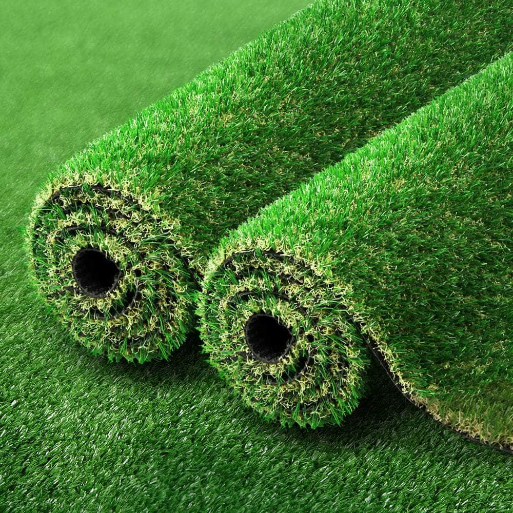 Artificial Grass 20SQM 30mm Synthetic Fake Lawn Turf Plastic Plant 4-coloured 2mx5m