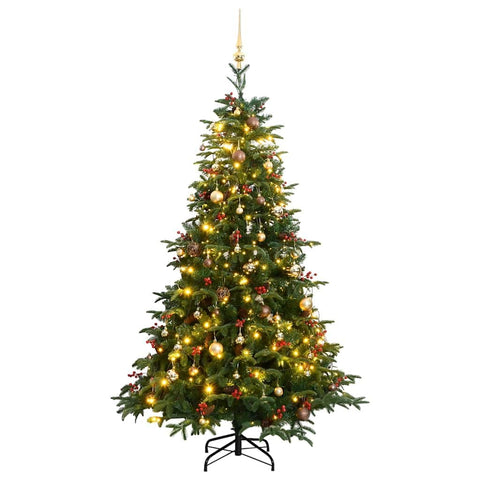 Artificial Hinged Christmas Tree, Ball Set 180 cm