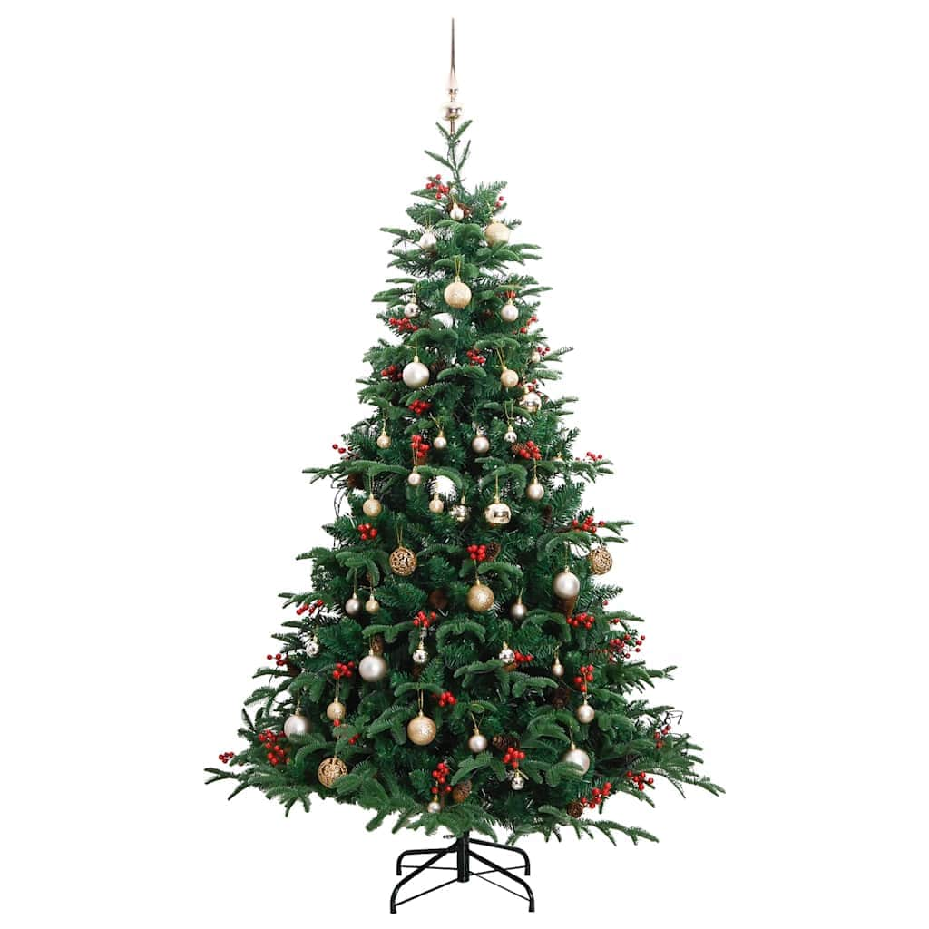 Artificial Hinged Christmas Tree, Ball Set