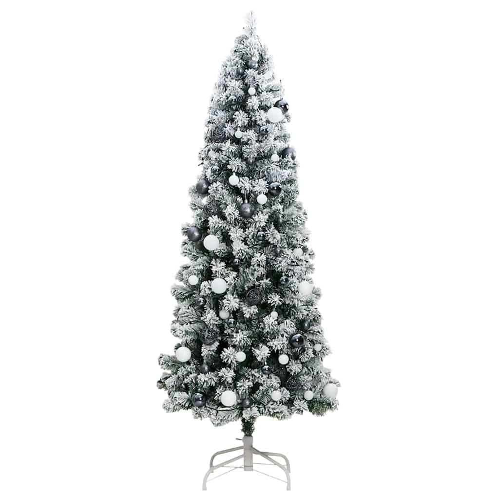 Artificial Hinged Christmas Tree with 300 LEDs Ball Set