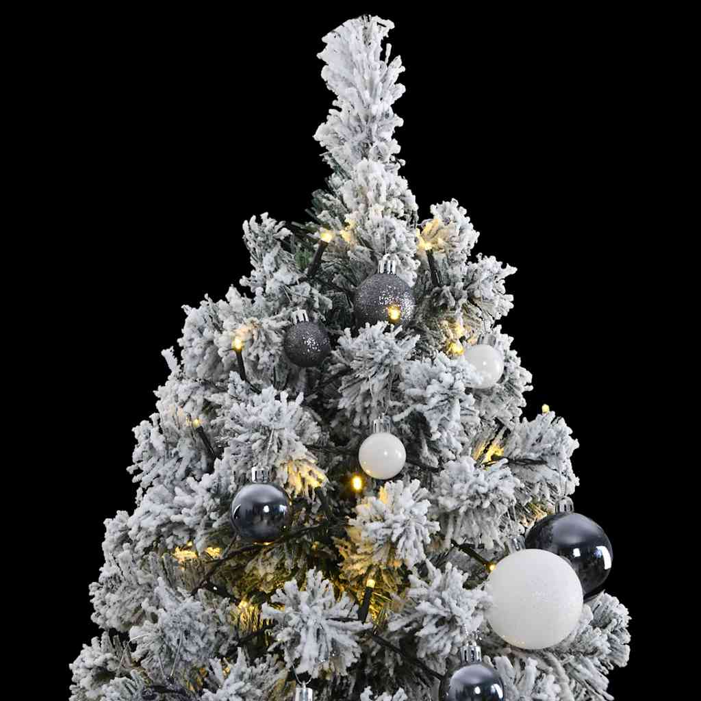 Artificial Hinged Christmas Tree with 300 LEDs Ball Set