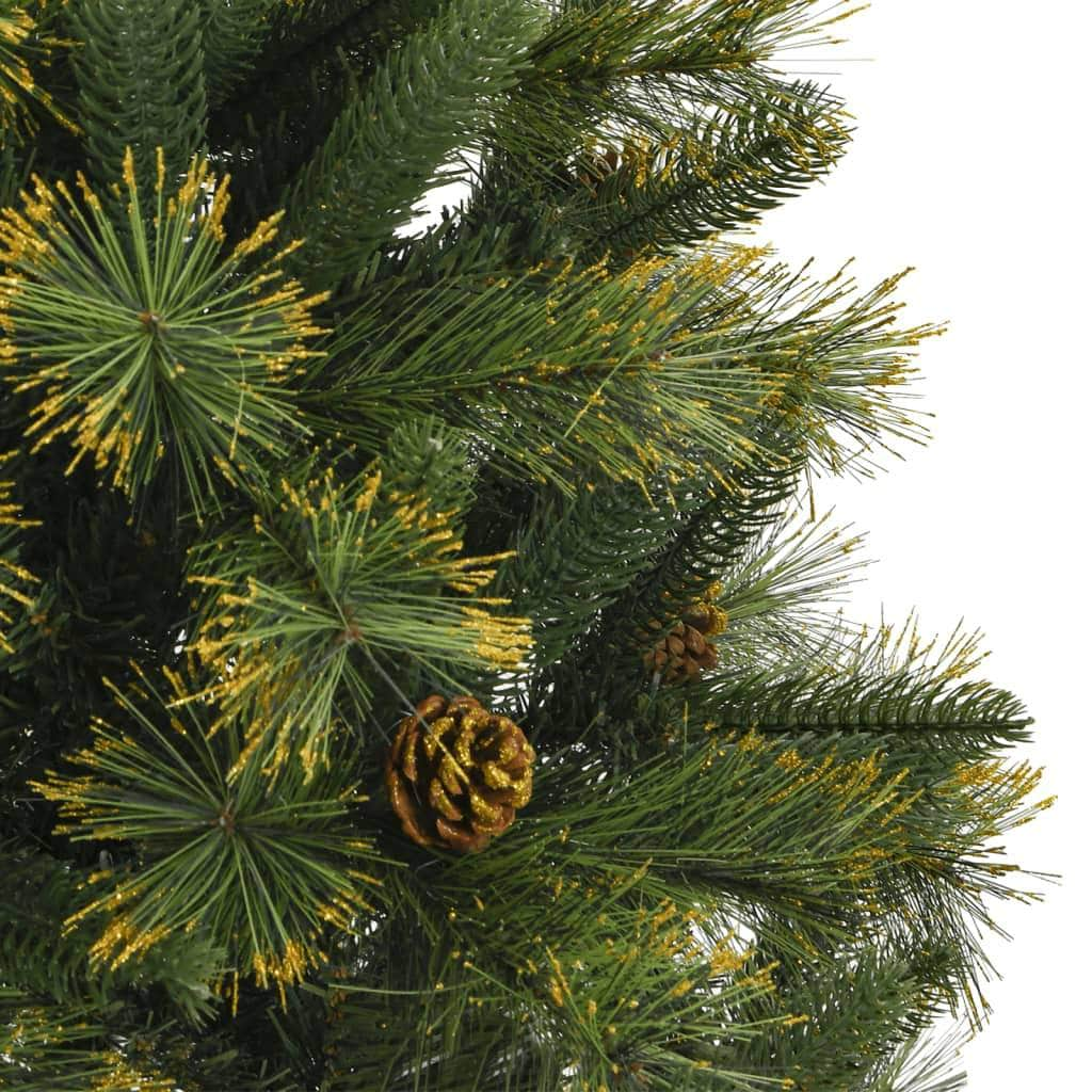 Artificial Hinged Christmas Tree with Cones