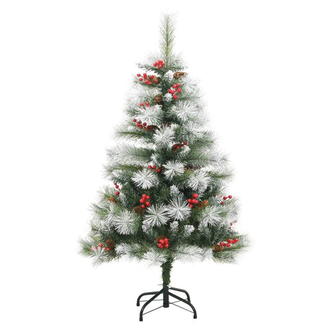 Artificial Hinged Christmas Tree with Cones & Berries