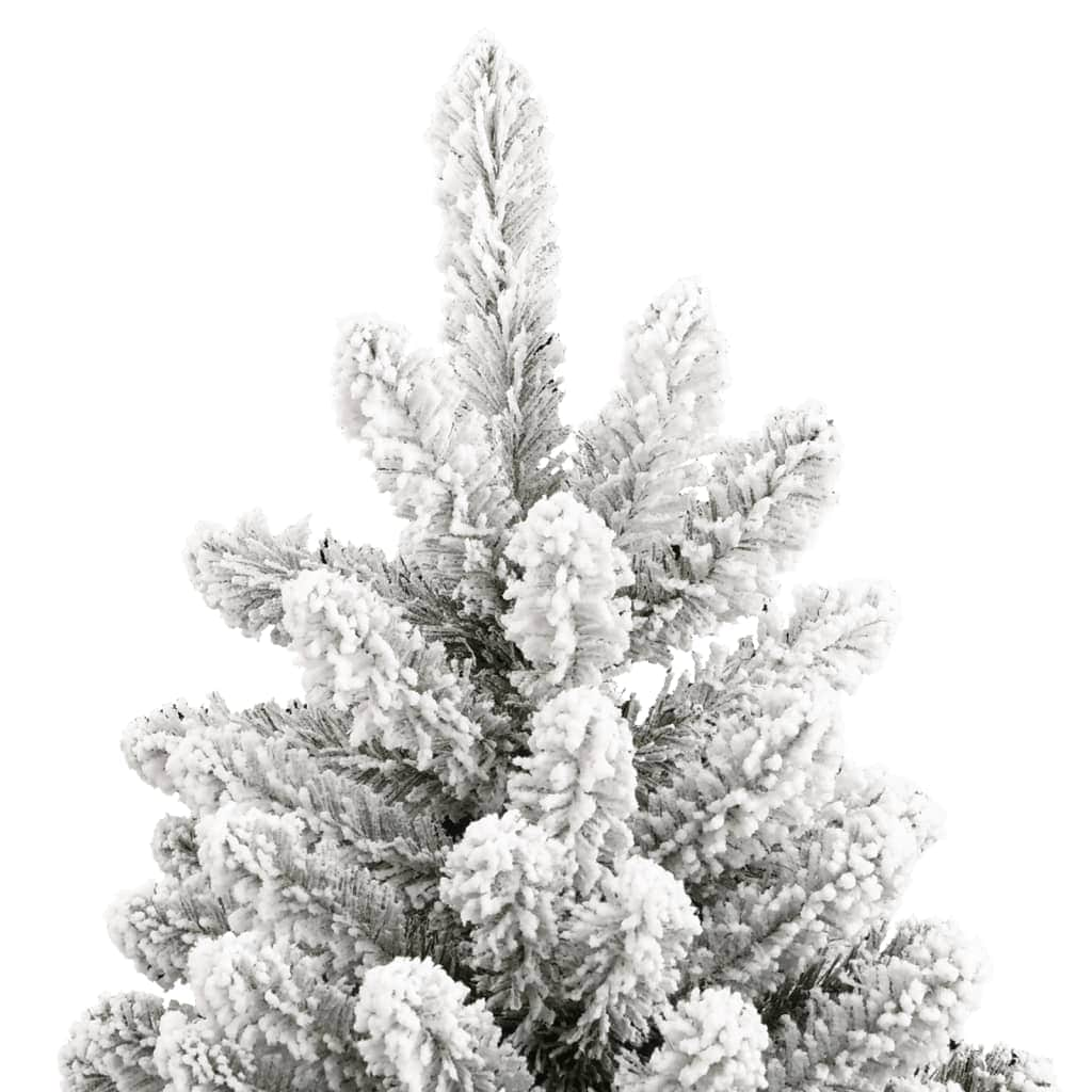 Artificial Hinged Christmas Tree with Flocked Snow