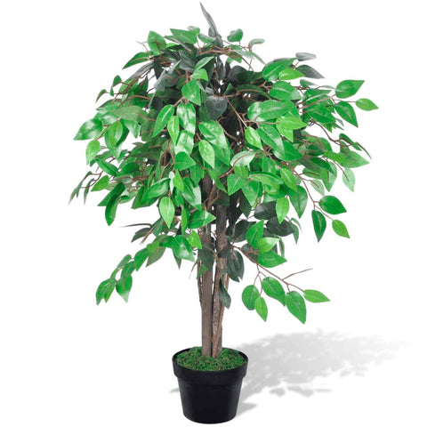 Artificial Plant Ficus Tree with Pot 90 cm